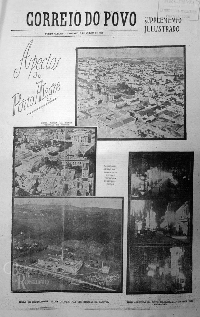 "Aspectos de Porto Alegre" 9 Supplemento Illustrado. Correio do Povo, 7/7/1929. Hemeroteca do AHMMV.