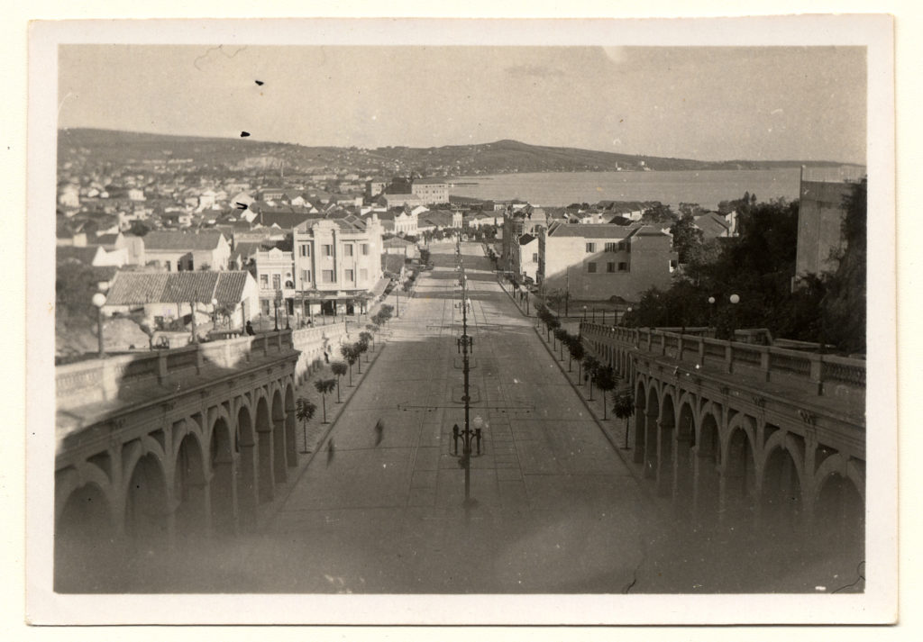 Avenida Borges de Medeiros, fotografia 4248f da Fototeca Sioma Breitman. Prov. 1940-1950.